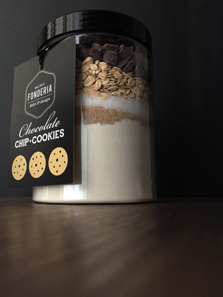 Ricette in barattolo - Cookies al cioccolato